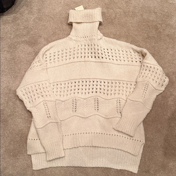 Ramy Brook Ivory Cowl Neck Sweater - Picture 3 of 3